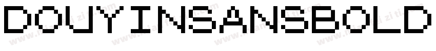 DOUYINSANSBOLD GB字体下载字体转换